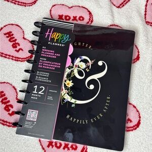 *SOLD* The Happy Planner Black and Pink Wedding Planner